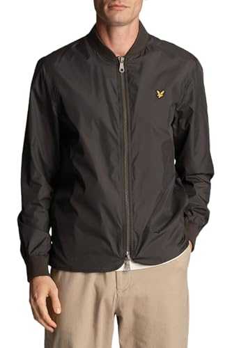 Lyle & Scott Men's Bomber Jacket Gunmetal