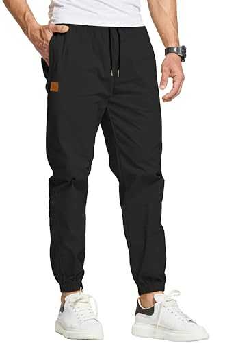 HCSS Joggers for Men Casual Mens Work Trousers Cargo Jogging Tracksuit Bottoms Men Cotton Sweatpants Drawstring with Pockets