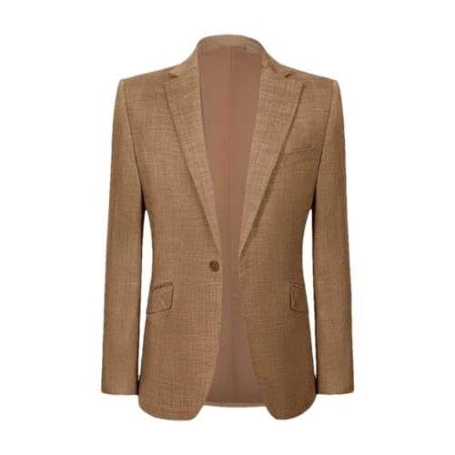Dvbfufv Men's Lapel Formal Business Blazers Slim Fit Casual Suit Jackets