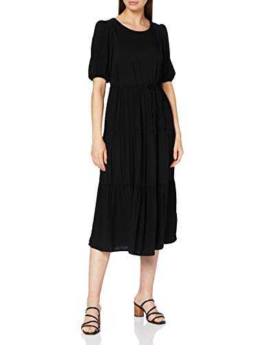 Dorothy Perkins Women's Organic Cotton Poplin Smock Dress Casual, Orgainc Black, 12