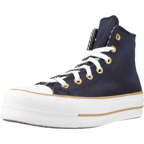 Chuck Taylor All Star Lift Platform Herringbone Stripe Shoes Code A08860C