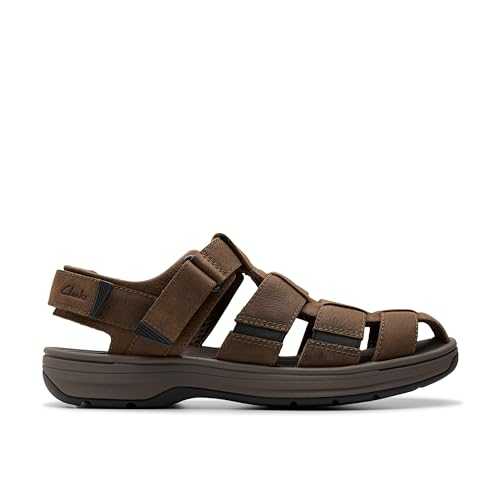Men's Saltway Cove Smooth Leather Sandals Black