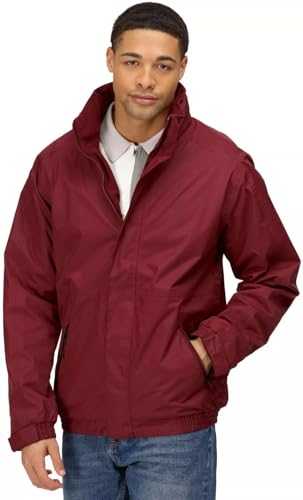 Dover Jacket Men's Fleece Lined Waterproof Insulated Bomber Jacket XS-4XL
