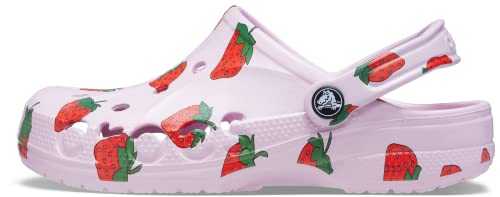Unisex Men's and Women's Baya Clog, Strawberry Print, 7 US
