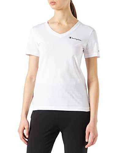 Champion Women's American Classics-Small Logo S/S V-neck T-Shirt