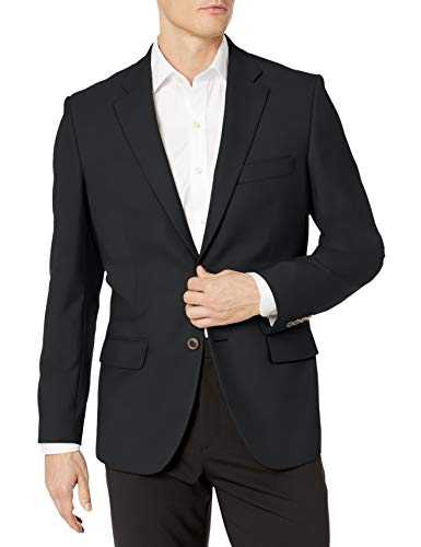 Amazon Essentials Men's Long-Sleeve Classic-Fit Button-Front Stretch Blazer