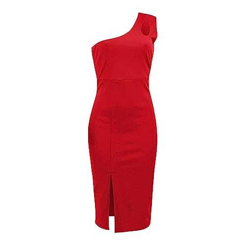 AMDOLE 80s Fancy Dress for Women Bandage Bodycon Evening Party Cocktail Dress Ladies Dresses
