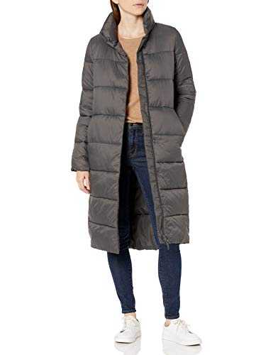 Amazon Essentials Women's Lightweight Water-Resistant Longer Length Cocoon Puffer Coat
