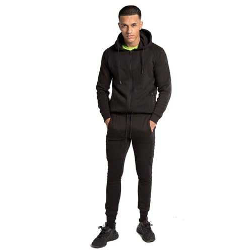 AARHON Mens Sportswear Tracksuit Boys Zipper Top Tracksuits Slim Fit Striped Bottom Suit