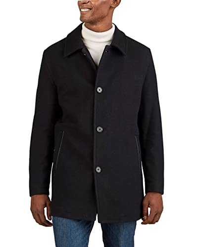 Cole Haan Men's Wool Plush Car Coat