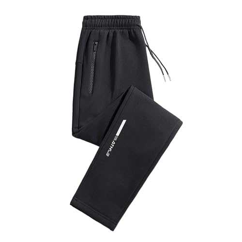 Jogging Bottoms for Men Straight Leg Tracksuit Bottom Zip Pockets Stretch Active Pants Blue Chic Store Loose Fit Lightweight Joggers Trousers Unisex Sweatpants