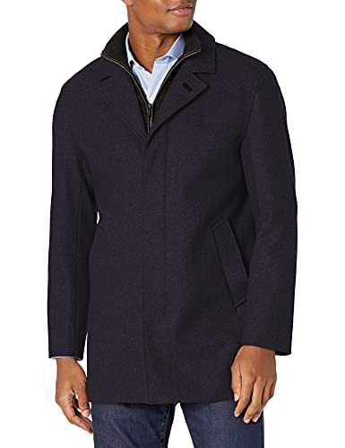 Cole Haan Men's Melton Wool Topper Coat