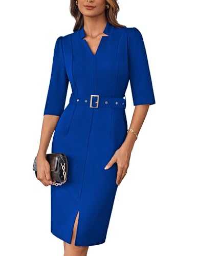 GRACE KARIN Women's 3/4 Sleeves Dresses Dress