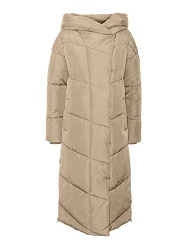 Noisy May Women's Nmtally L/S X-Long Zip Jacket Noos Down Coat