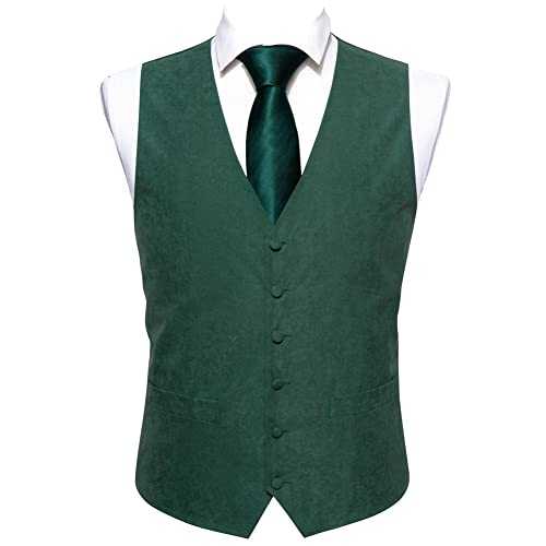 Youllyuu Vest Jacket Men Slim Fit V-Neck Waistcoat Formal Business Party Wedding Designer Suit Vest