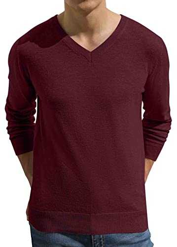 Sailwind Mens V Neck Jumper Classic Knitted Sweater Soft Touch Knitwear Lightweight Pullover