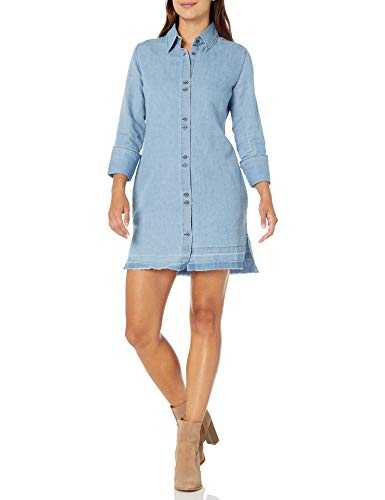 J Brand Jeans Women's Bacall Shirt Dress - Blue - Small