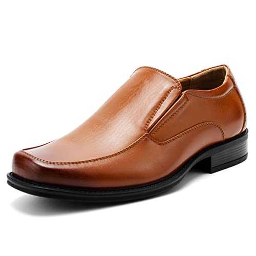 Men's Moc Toe Slip-On Loafers Casual Formal Dress Shoes Comfort Cushioned Oxfords