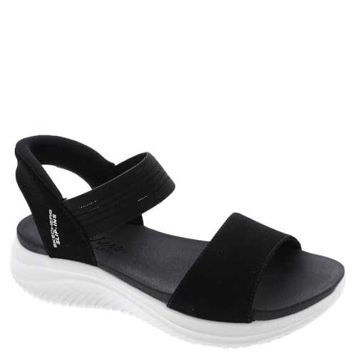 Womens INS STRETCH VAMP SLING BACK Sandals Black 7 (40)