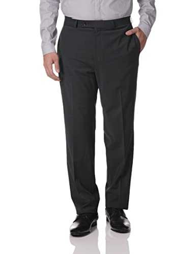 Calvin Klein Men's Business Suit Pants Set, Charcoal, 36W x 32L