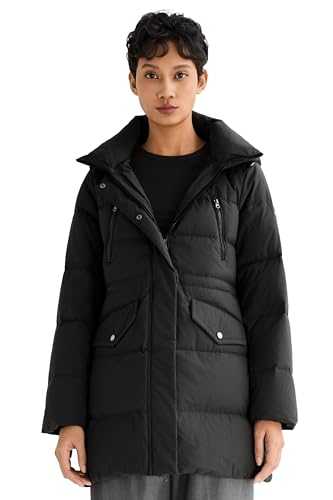 Orolay Women's Coat Style Long Down Jacket Waterproof Winter Coats