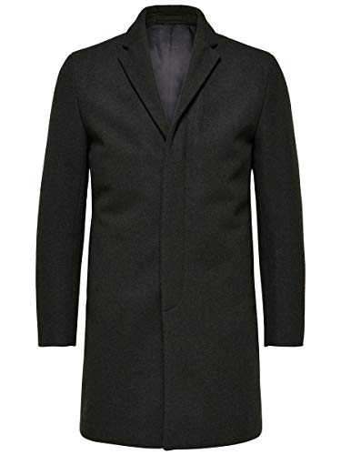 SELECTED HOMME Men's Slhbrove Wool Coat B Noos