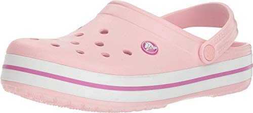 Unisex Crocband Clogs, Pearl Pink Wild Orchid, 5 UK Men/ 6 UK Women