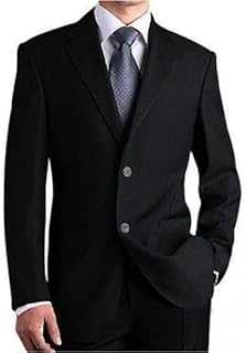 Vediknectar® Mens Suits 2 Piece Suit Slim Fit Black Color Deisgner Coat Pant for Wedding, Dinner, Party Wear Suits for Men Business Casual Jacket & Trousers