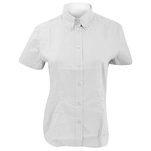 Kustom Kit Ladies Corporate Oxford Short Sleeve Shirt