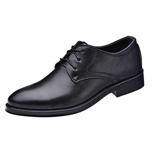 Men's Formal Dress Shoes Lace-Ups Patent Leather Classic Oxford Shoes Mens Shoes Formal Business Leather Shoes Evening Party Shoes for Men Wear-Resistant Driving Walking Mens Shoes