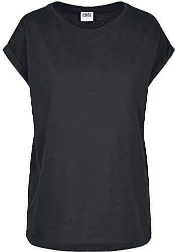 Urban Classics Women's Ladies Organic Extended Shoulder Tee T-Shirt