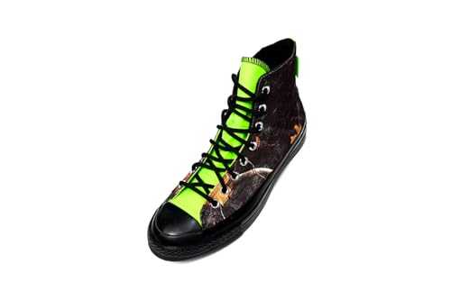 Men's Chuck Taylor Hi 70 GTX Fashion High Top Shoes Trainers, Realtree Black Lemon Venom