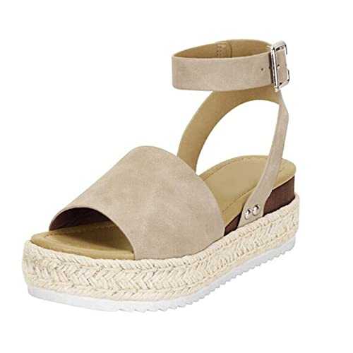 WILLBEST Women's Wedges Sandals Orthopedic Plantar Fasciitis with Arch Support Sling Back Touch-Fasten Mid Low Elastic Cross Strap Crystal Sparkling Summer Shoes Sandal