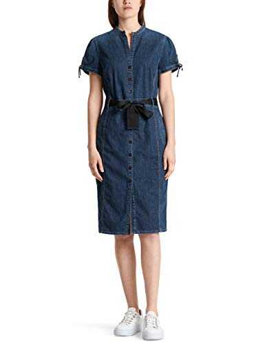 Marc Cain Collections Women's Dress, Blue (Vintage Indigo 357), 20 (Size: 7)