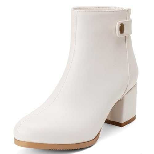 Mo Joc Fashion Ankle Chunky Heel Boots for Women