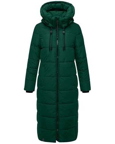 MARIKOO Nadeshikoo XVI Women's Winter Coat Warm Quilted Coat Long with Removable Hood XS-5XL