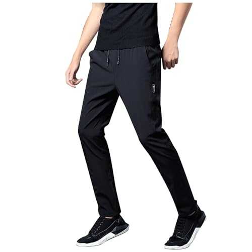 CXKOLD Waterproof Trousers Kids 9-10 Running Leggings Loose Fit Sweatpants, Lounge Pyjamas Pants, Workout Training Gym Wear Clothes Mens Fleece Tracksuit Bottoms Men'S Slim-Fit 5-Pocket Stretch Twill