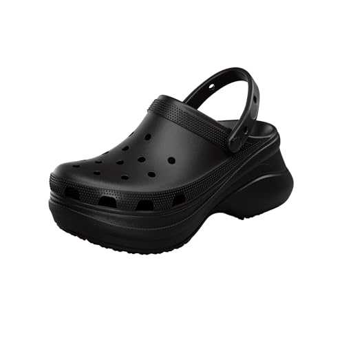 Unisex Adult Classic Hiker Clog, Black/Black, M5/M6 UK