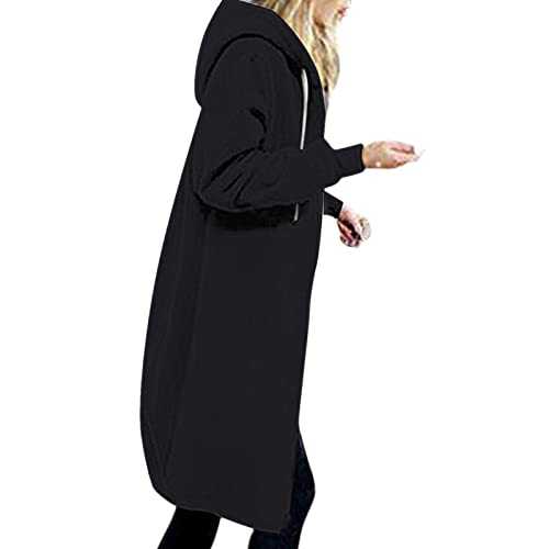 Rikay Long Winter Coats for Women UK Clearance Women Winter Warm Thick Coat Hood Parka Long Jacket Ladies Winter Body Warm Jacket Coat