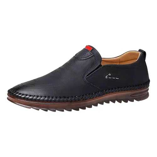 Men's Casual Loafers Driving Shoes Oxfords Comfortable Trainers Walking Shoes Leather Slip On Penny Classic Moccasins Slip On Driving Shoes Business Shoes Canvas Comfort Indoor Shoes