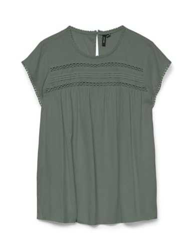 Vero Moda Women's Vmdebbie Pleat S/L Top Ga Noos
