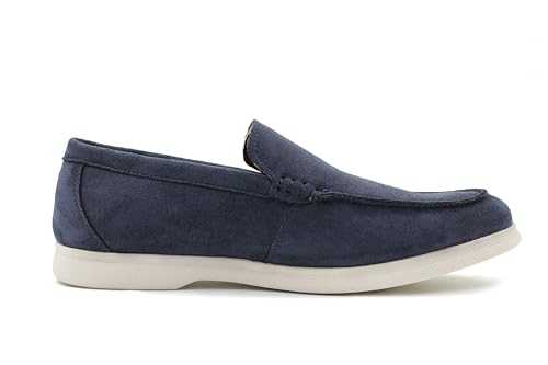 Mens Faux Suede Leather Slip on Loafer Classic Flat Sole Moccasins Driving Shoes