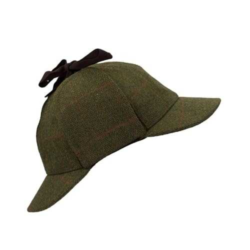 WALKER AND HAWKES - Derby Tweed Woodstock Deerstalker Hat