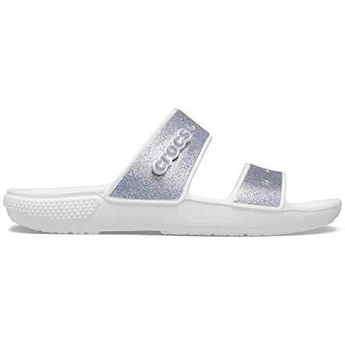 Unisex Men's and Women's Classic Sandal Slide, Multicolor Glitter