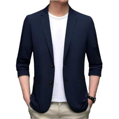 Men Summer Thin Blazers Suit Jackets Business Designer Coats Spring Formal Wear Slim Fit Blazers Jackets