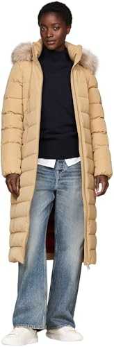 Tommy Hilfiger HERITAGE DOWN TYRA MAXI WITH FUR Puffer Coat Women's