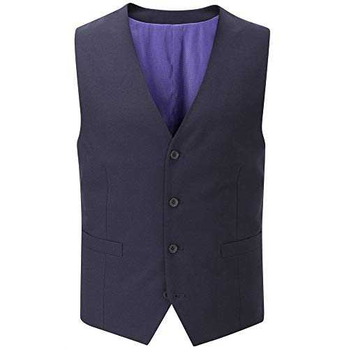 Skopes Mens Wool Blend Darwin Navy Waist Coat