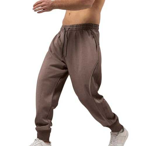 Men Work Trousers Men'S Lightweight Work Trousers Elasticated Waist Pull On Casual Lounge Walking Drawstring Pants Running Phone Holder Work Joogers Fit Sport Casual Sweatpants for Running Gym