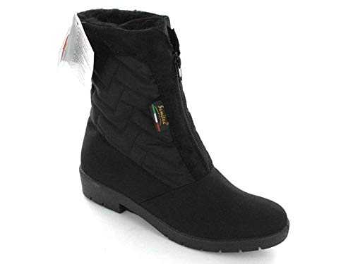Mod Comfys NEVES Ladies Warm Lined Snow Boots Black