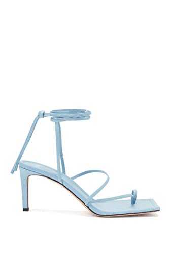 BOSS Women's Lily Sandal 70-N, Light/Pastel Blue450, 10 UK